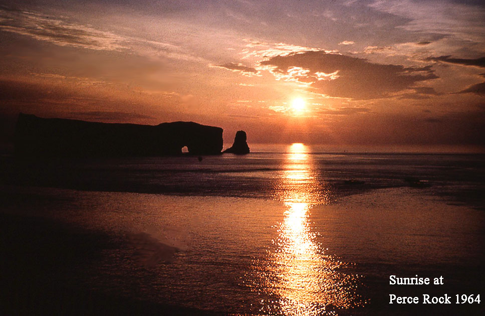 Sunrise at Perce Rock 1964